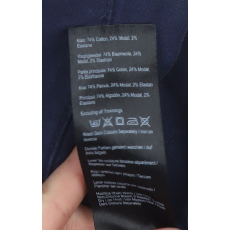 Joules Women’s Navy Blue UK 6 Slim Tapered Chino Trousers