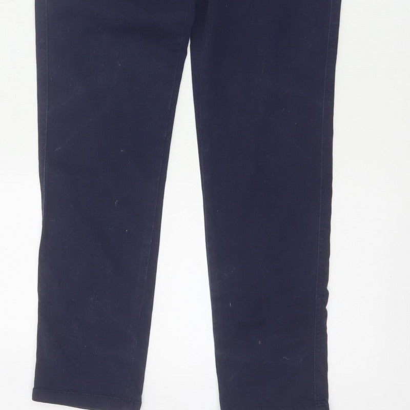 Joules Women’s Navy Blue UK 6 Slim Tapered Chino Trousers