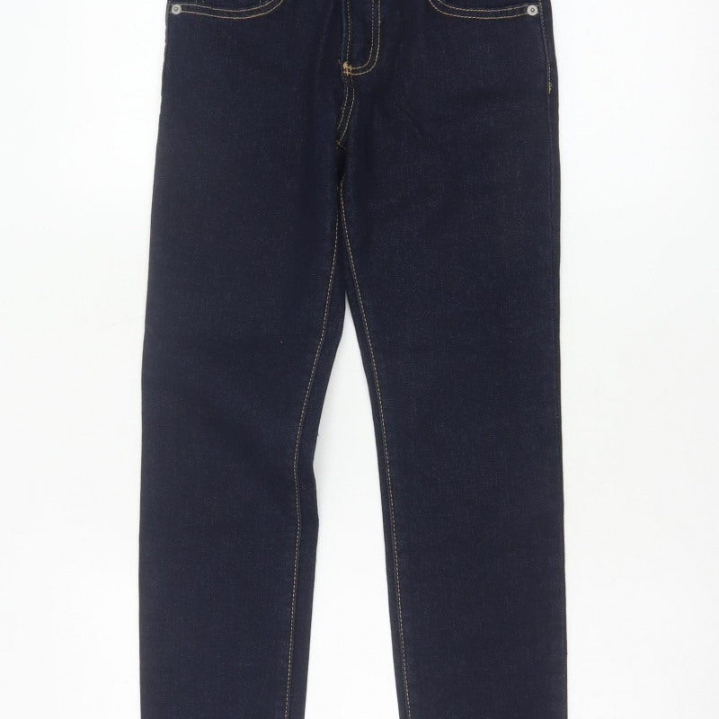 GAP Girls Blue 10-11 Years Stretch Skinny Jeans Dark Wash Denim
