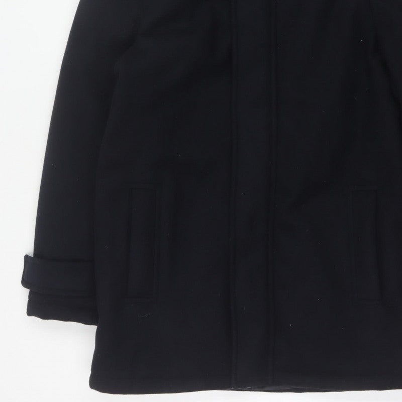 Primark Women’s Black XS Hooded Softshell Zip Coat Pockets