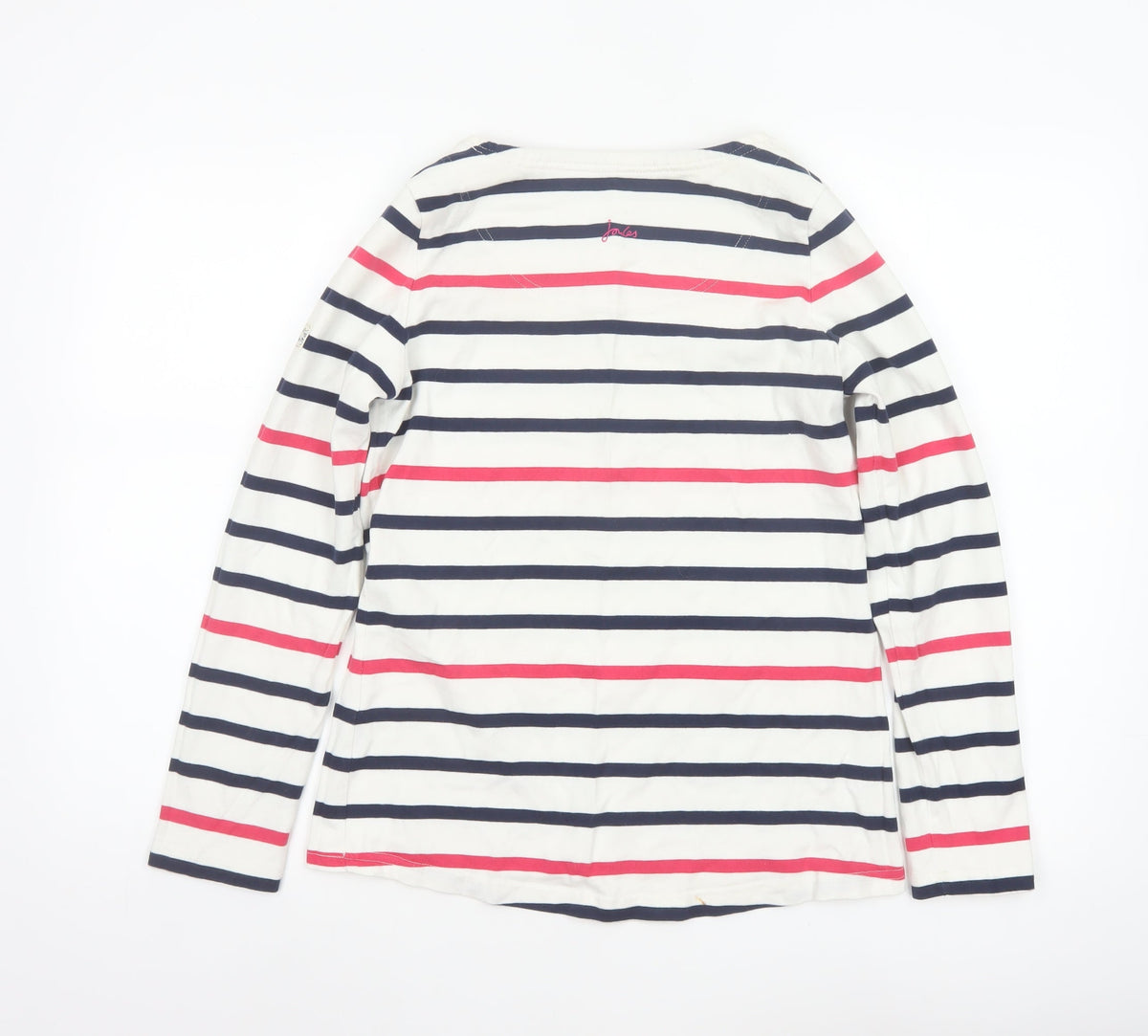 Joules Women Multicoloured UK 10 Jersey Striped Long Sleeve T-Shirt