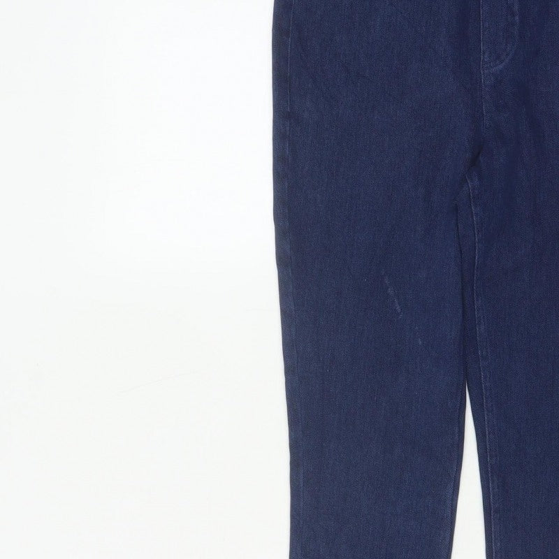 Marks and Spencer Women Blue Size 10 Regular Jeggings Skinny Stretch Denim