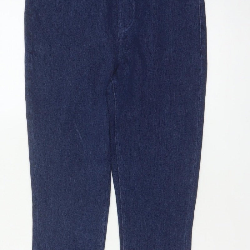 Marks and Spencer Women Blue Size 10 Regular Jeggings Skinny Stretch Denim