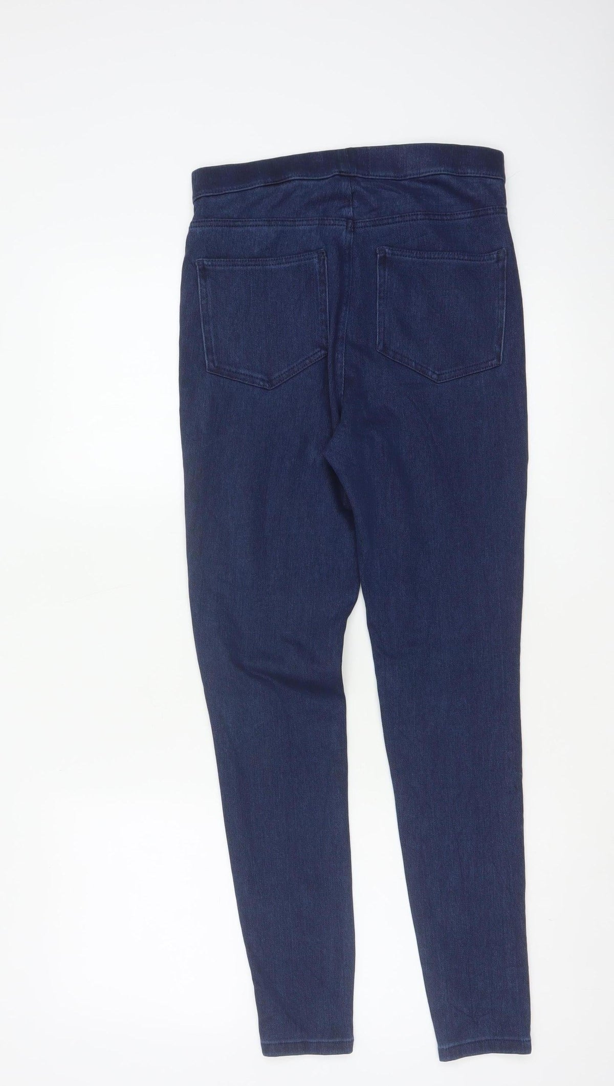 Marks and Spencer Women Blue Size 10 Regular Jeggings Skinny Stretch Denim