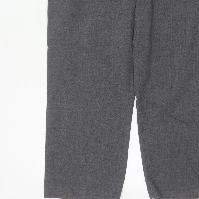 Country Collection Women’s Grey Size 18 Straight Tailored Trousers