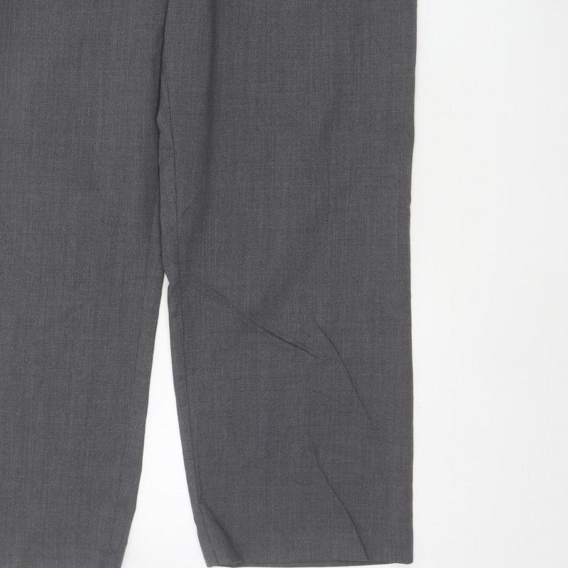 Country Collection Women’s Grey Size 18 Straight Tailored Trousers