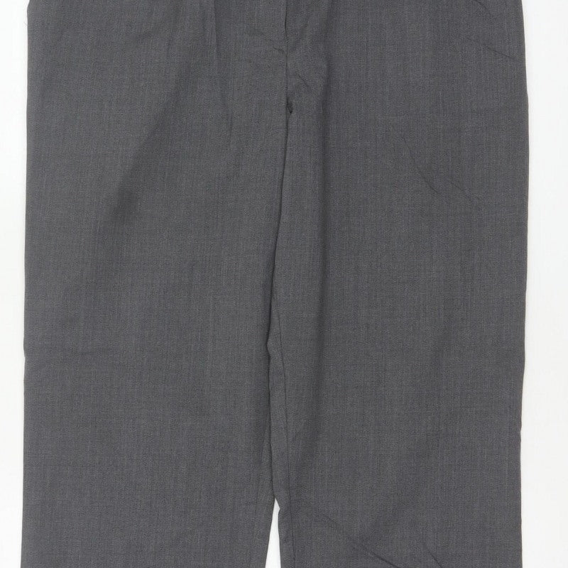 Country Collection Women’s Grey Size 18 Straight Tailored Trousers