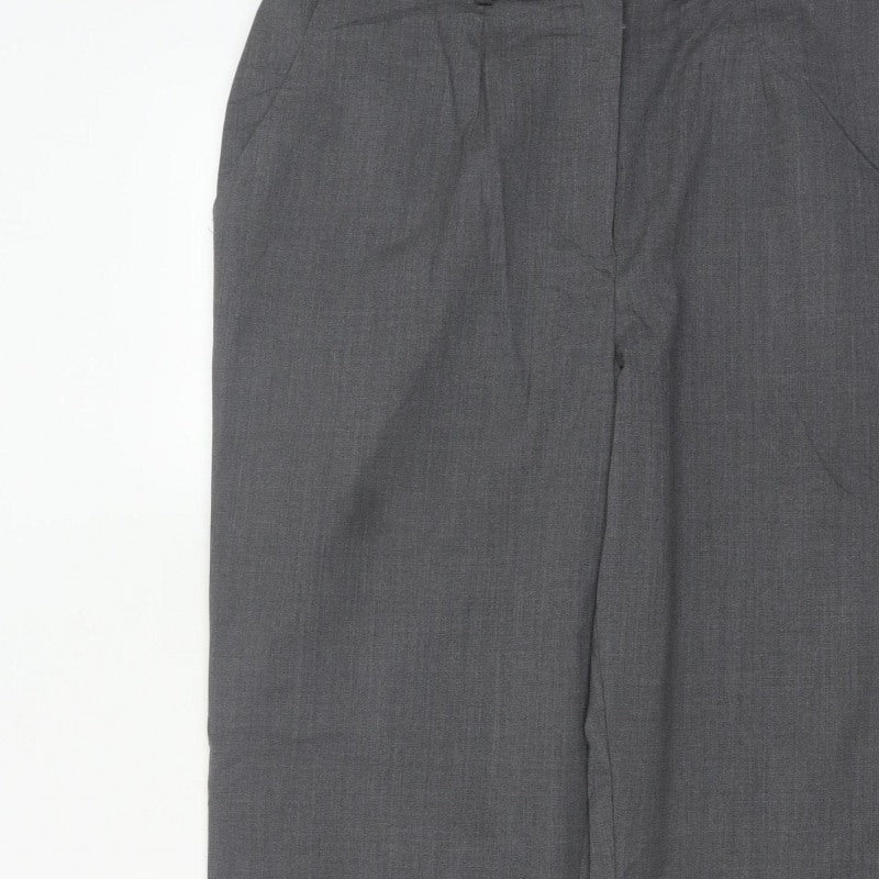 Country Collection Women’s Grey Size 18 Straight Tailored Trousers