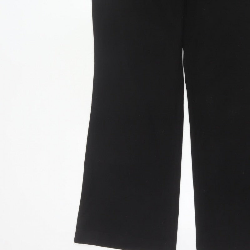 Express Design Studio Women Black UK 14 Editor Bootcut Dress Trousers