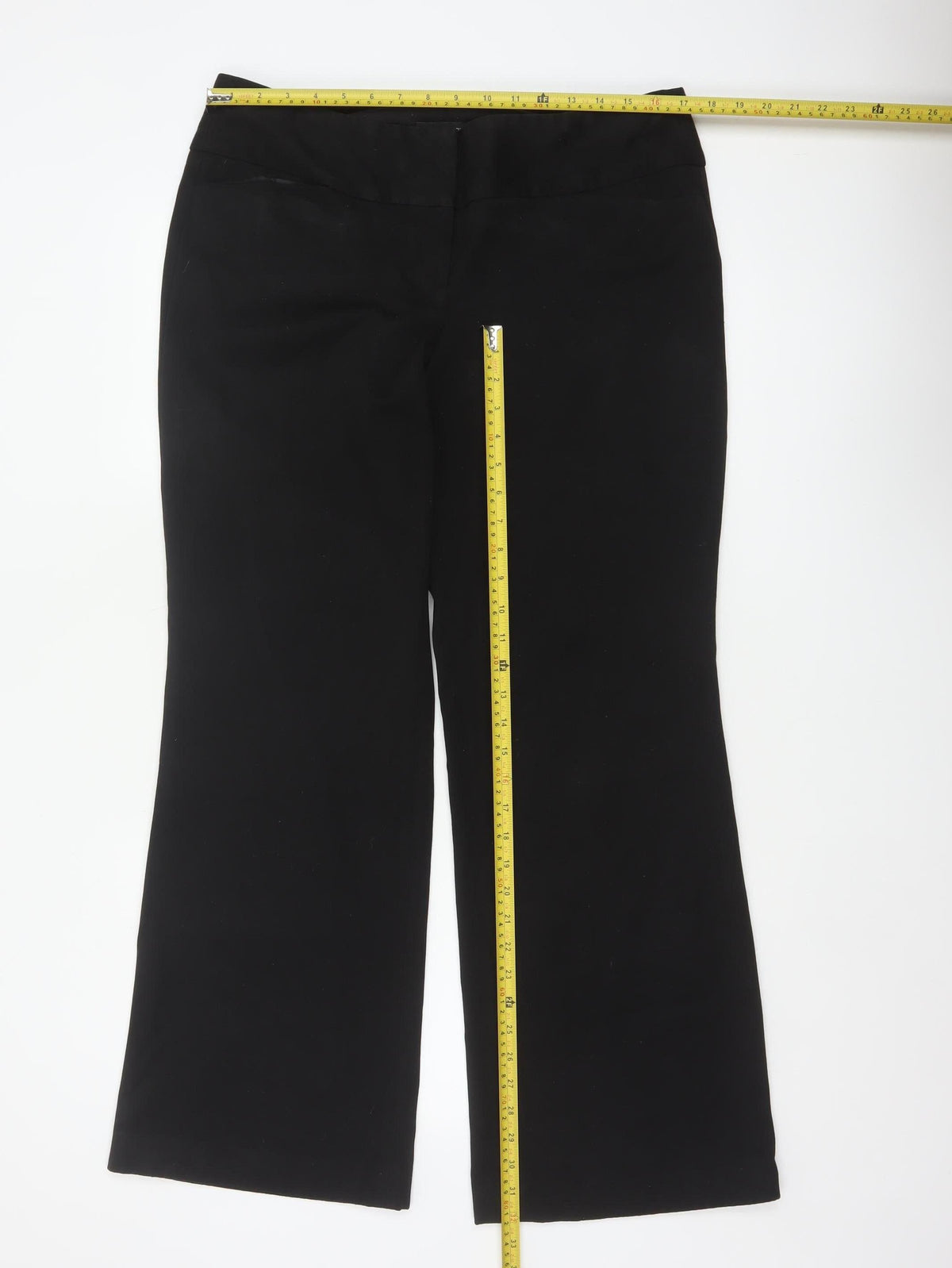 Express Design Studio Women Black UK 14 Editor Bootcut Dress Trousers