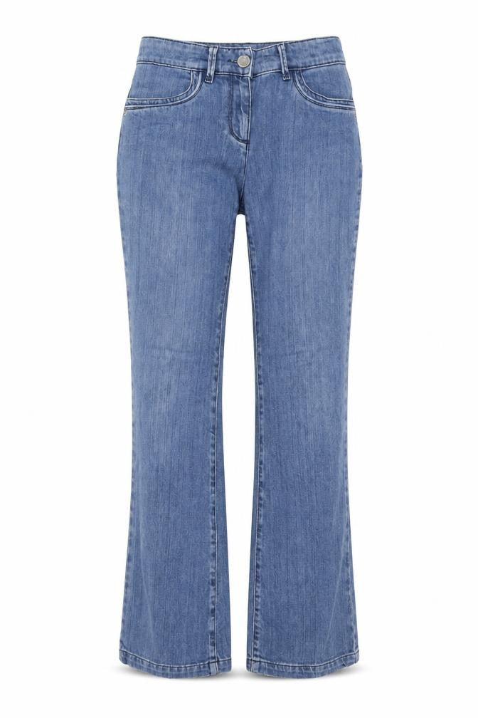 Vero Moda Women’s Blue UK 8 High Rise Straight Leg Denim Jeans