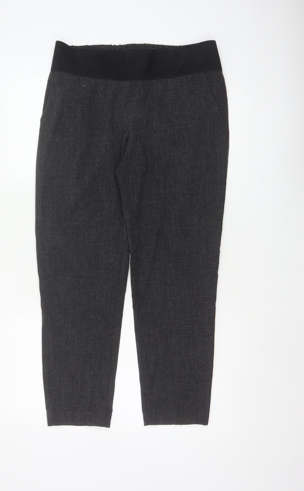JoJo Maman Bébé Women Grey UK 8 Maternity Tapered Trousers