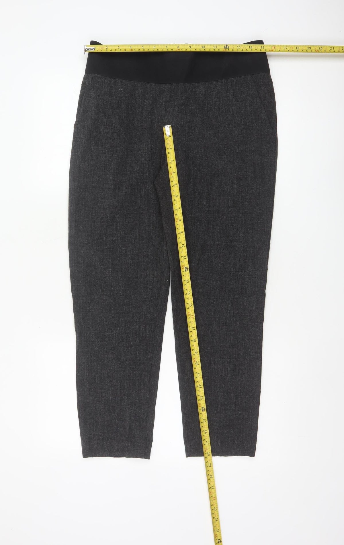 JoJo Maman Bébé Women Grey UK 8 Maternity Tapered Trousers