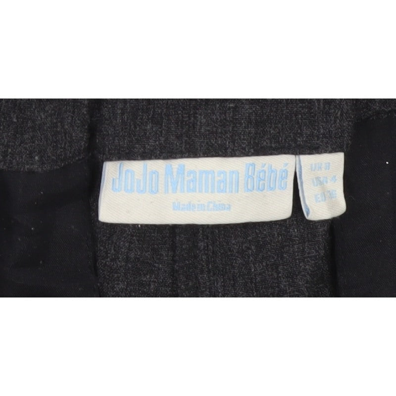 JoJo Maman Bébé Women Grey UK 8 Maternity Tapered Trousers
