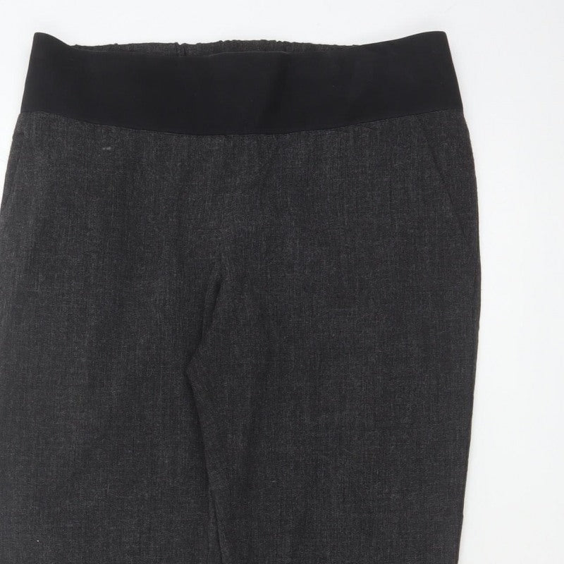 JoJo Maman Bébé Women Grey UK 8 Maternity Tapered Trousers