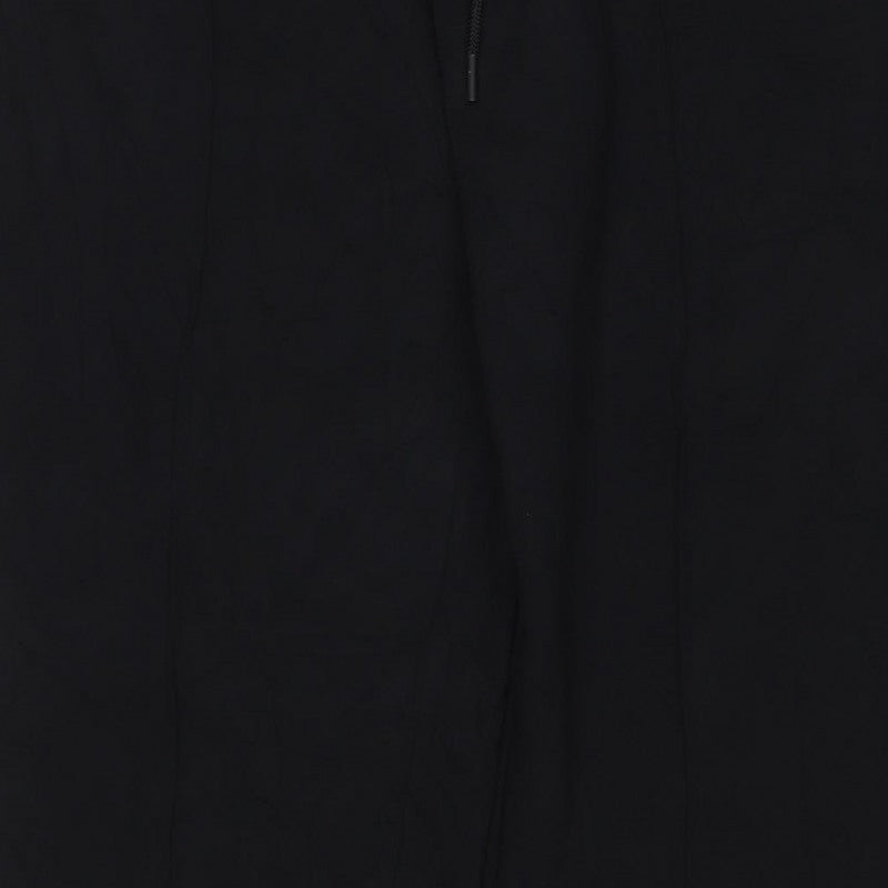 Marks and Spencer Women Black Size 14 Stretch Drawstring Trousers
