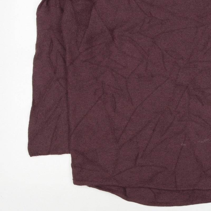 Seasalt Cornwall Women’s Brown UK 14 Wool Blend Crew Neck Jumper