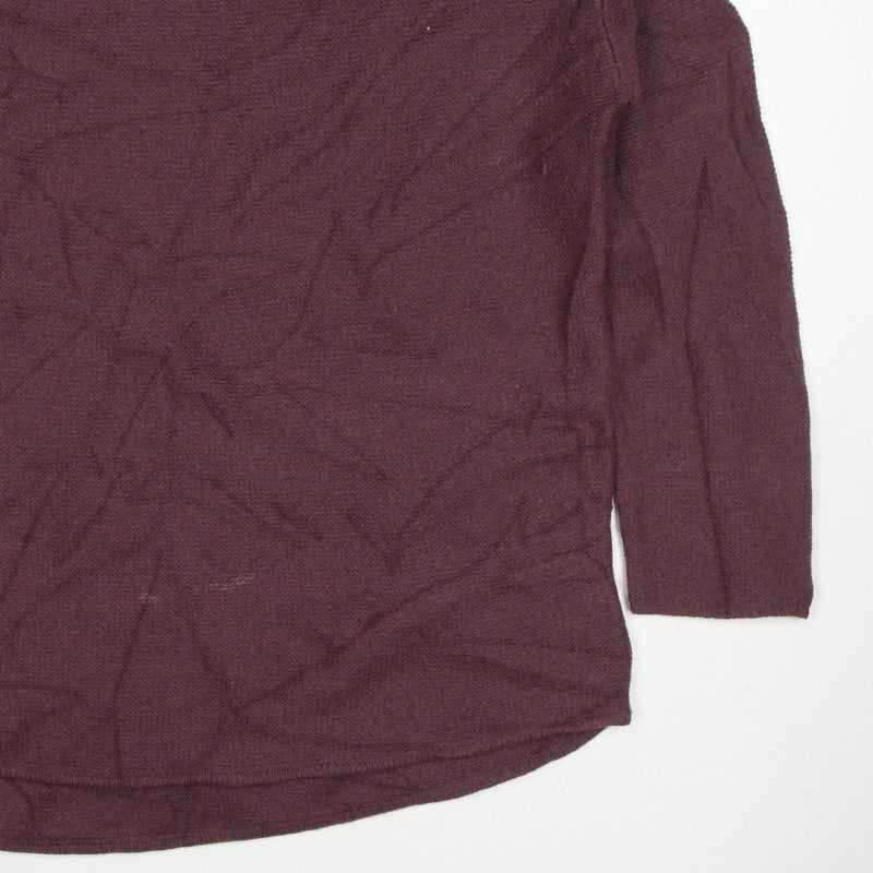 Seasalt Cornwall Women’s Brown UK 14 Wool Blend Crew Neck Jumper