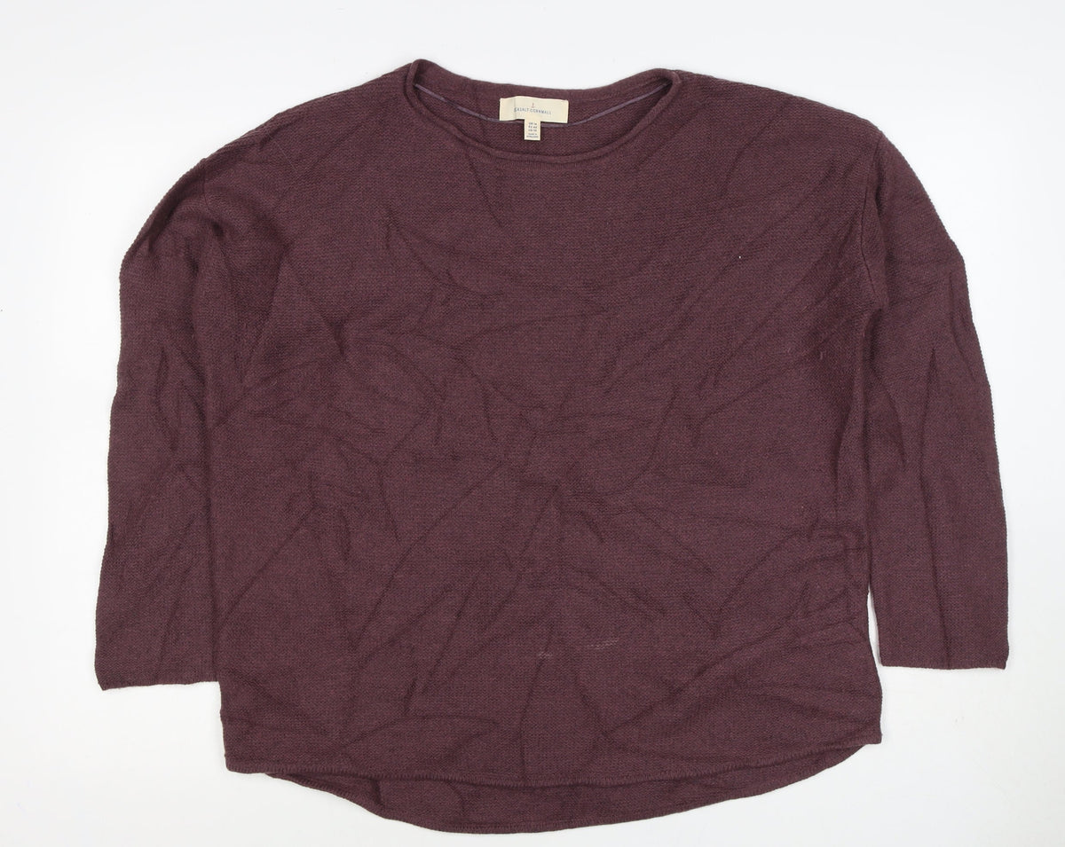Seasalt Cornwall Women’s Brown UK 14 Wool Blend Crew Neck Jumper