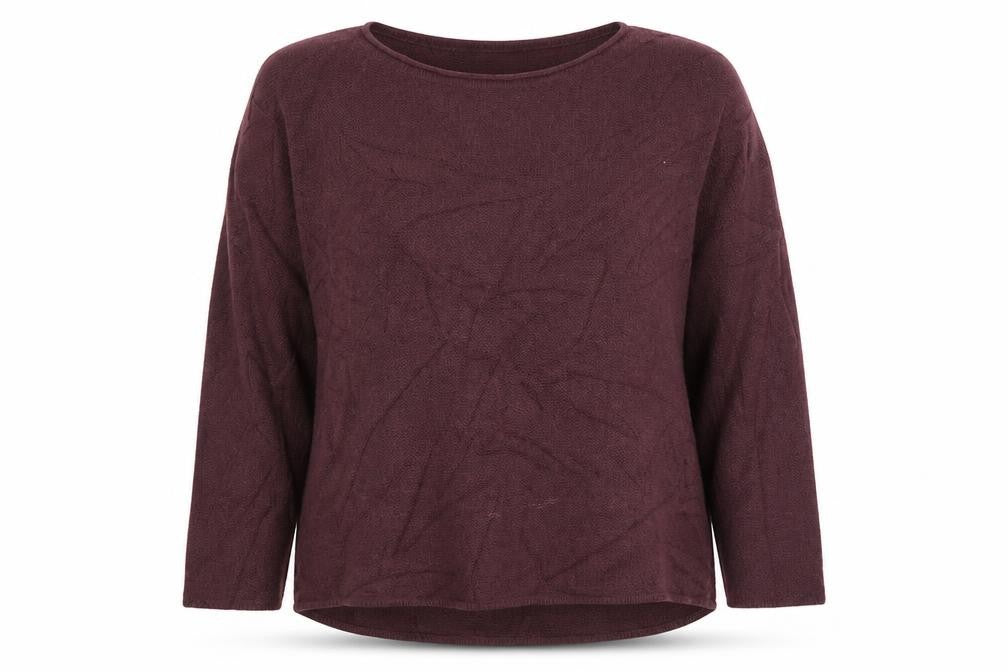 Seasalt Cornwall Women’s Brown UK 14 Wool Blend Crew Neck Jumper