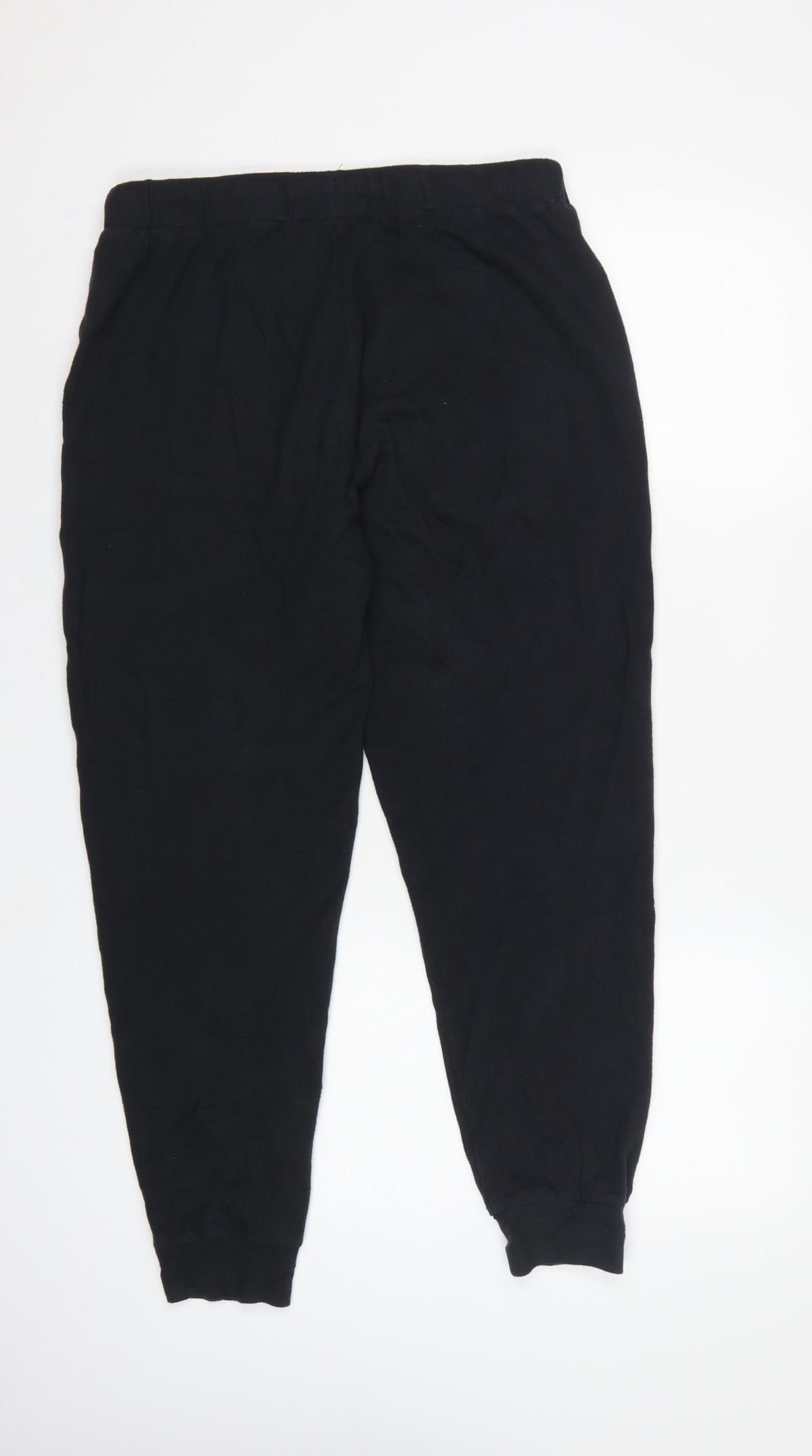 John Lewis Women’s Black Size 12 Jogger Trousers Drawstring Pockets