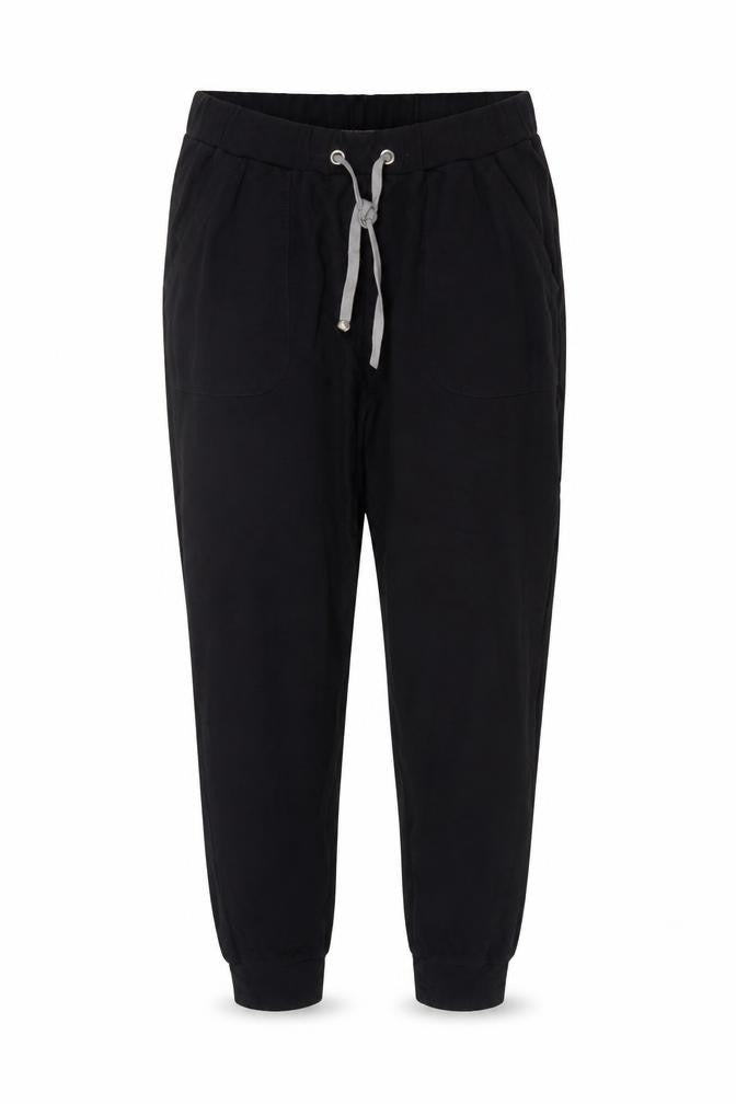 John Lewis Women’s Black Size 12 Jogger Trousers Drawstring Pockets