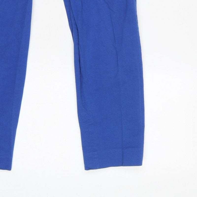 Hobbs London Women’s Blue UK 8 Straight Leg Tailored Trousers
