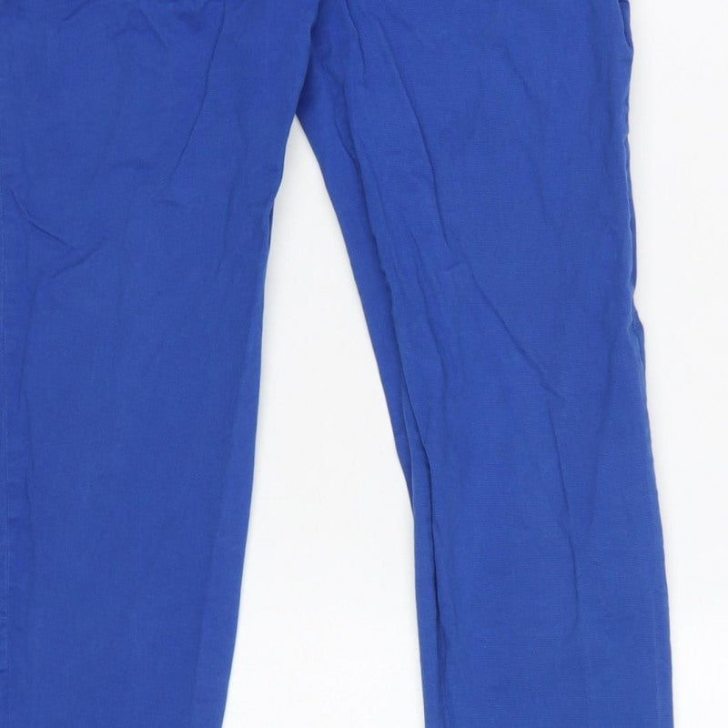 Hobbs London Women’s Blue UK 8 Straight Leg Tailored Trousers