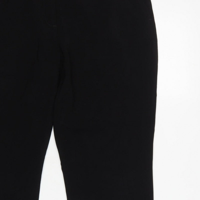 Principles Women Black UK 16 Tailored Bootcut Dress Trousers
