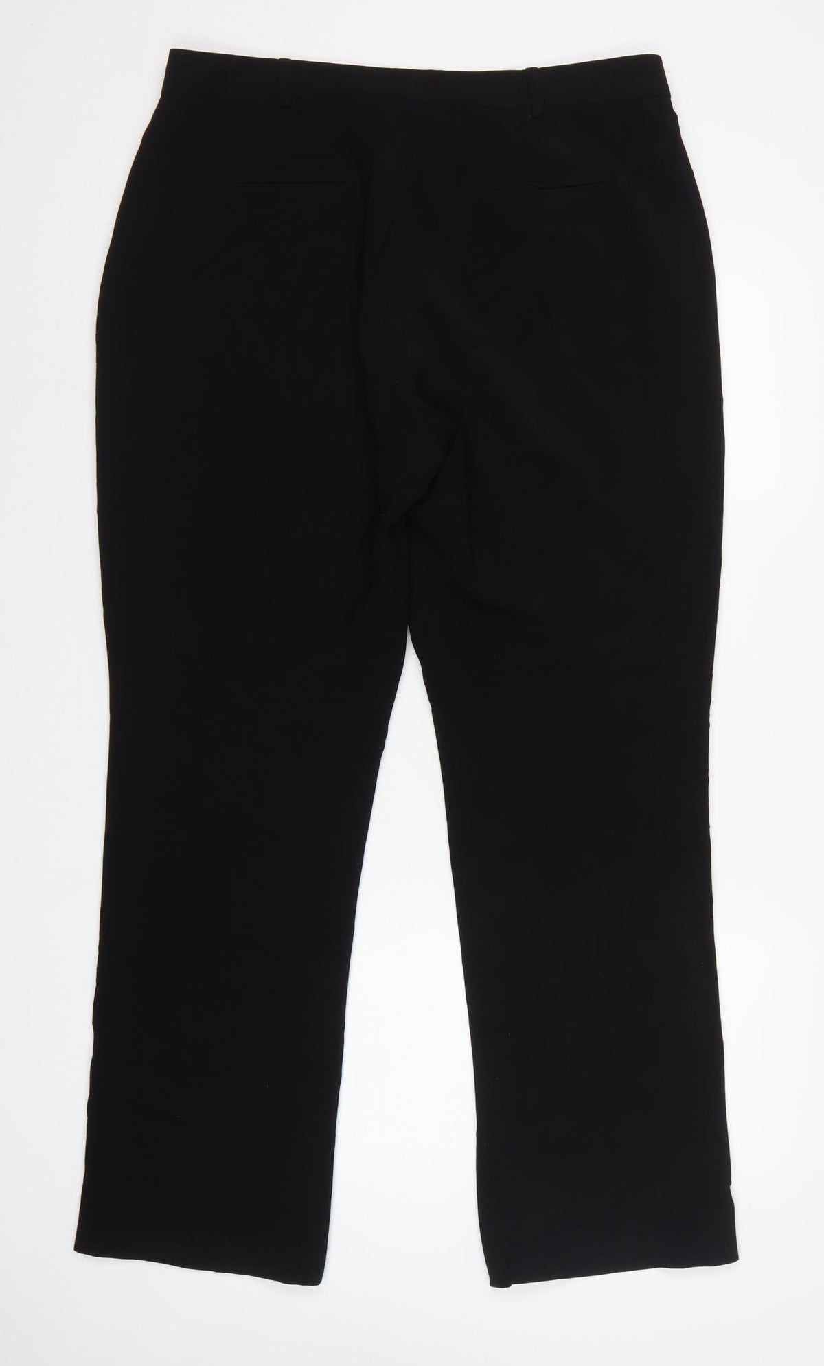 Principles Women Black UK 16 Tailored Bootcut Dress Trousers