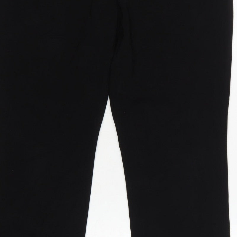 Principles Women Black UK 16 Tailored Bootcut Dress Trousers