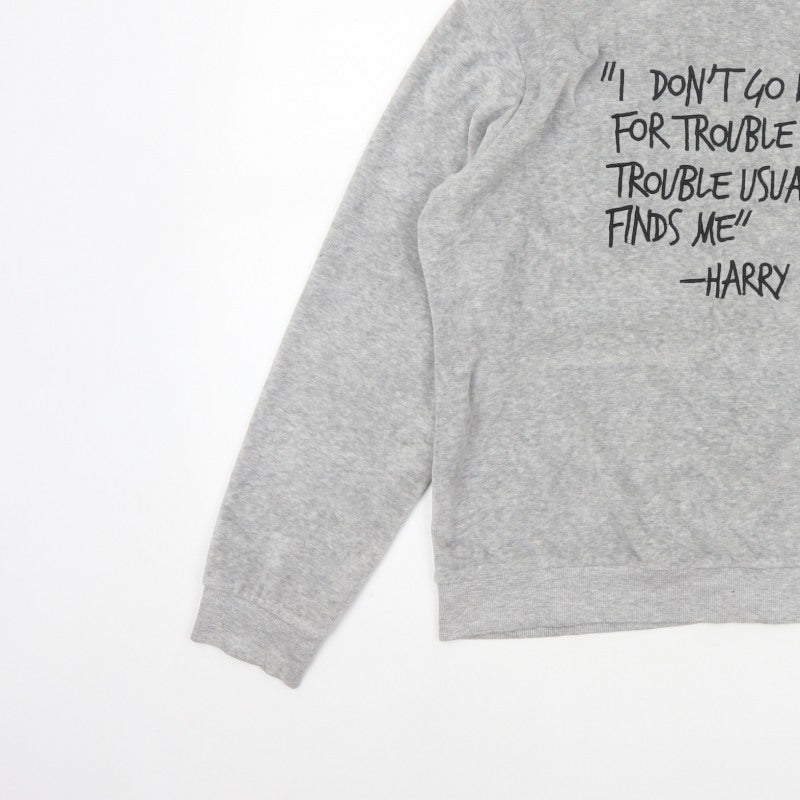 Harry Potter Women’s Grey UK 18 Pullover Quote Sweatshirt