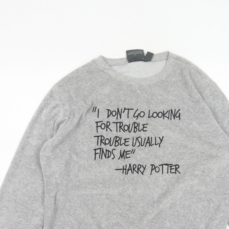 Harry Potter Women’s Grey UK 18 Pullover Quote Sweatshirt