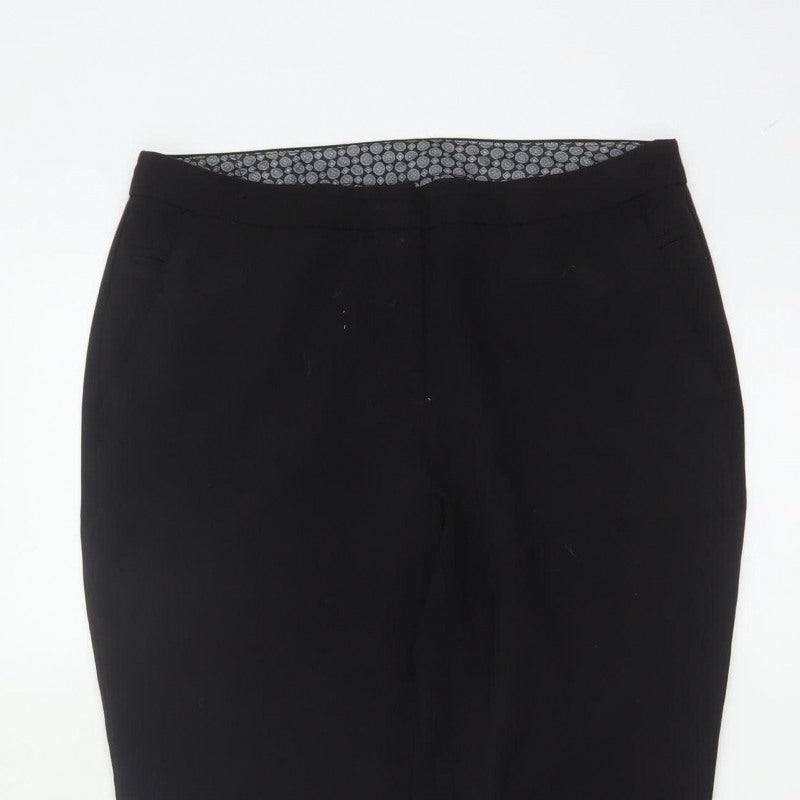 New Look Women’s Black Size 8 Straight Tailored Work Trousers
