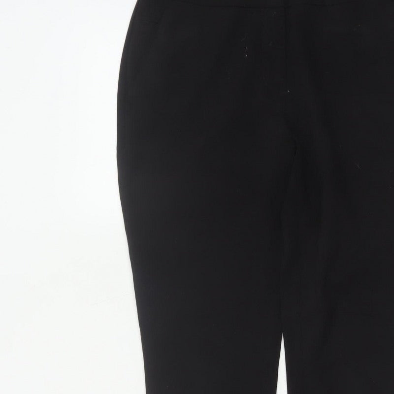 New Look Women’s Black Size 8 Straight Tailored Work Trousers