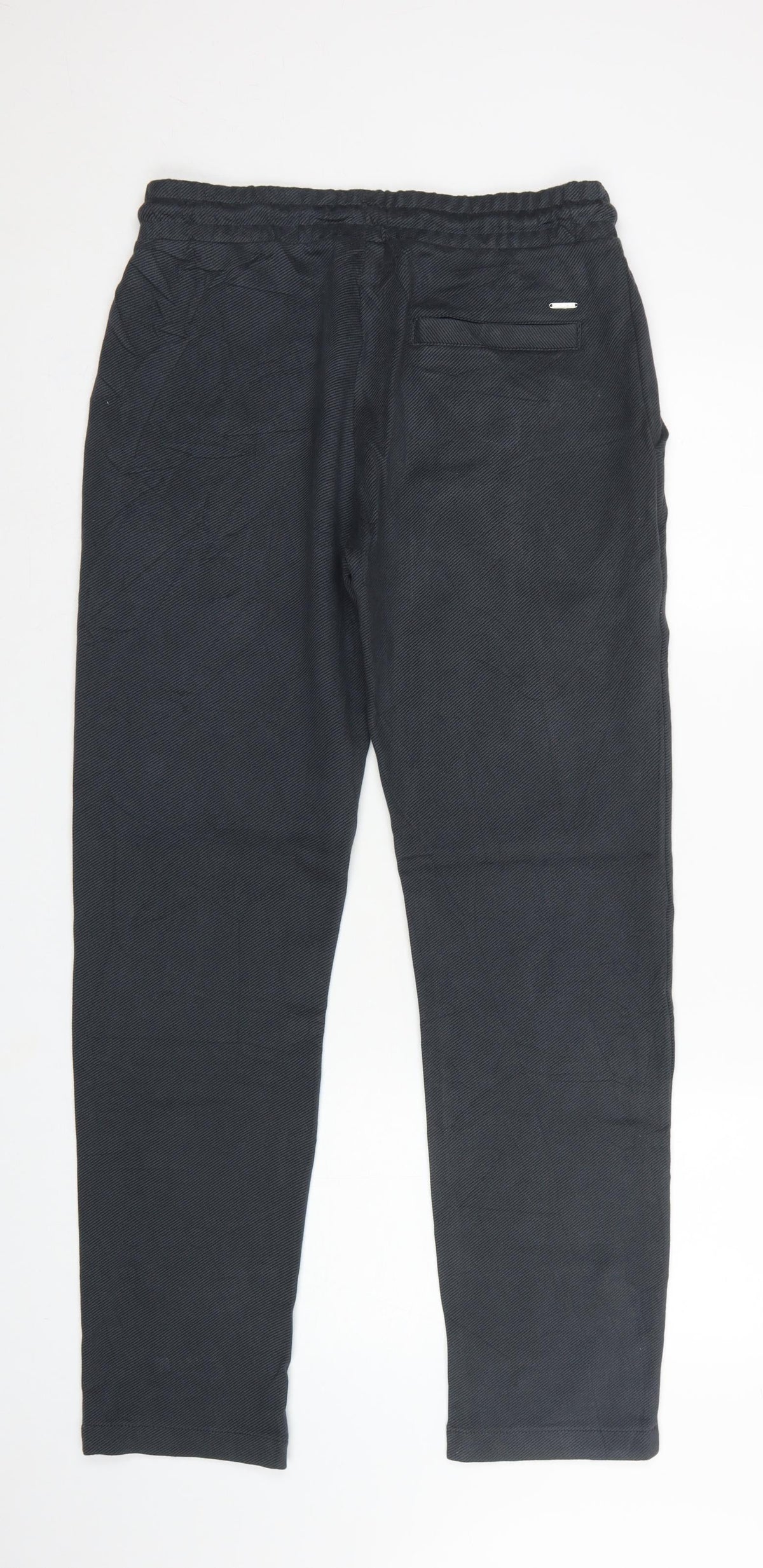 Autograph Men’s Black Size S Slim Tapered Drawstring Jogger Trousers