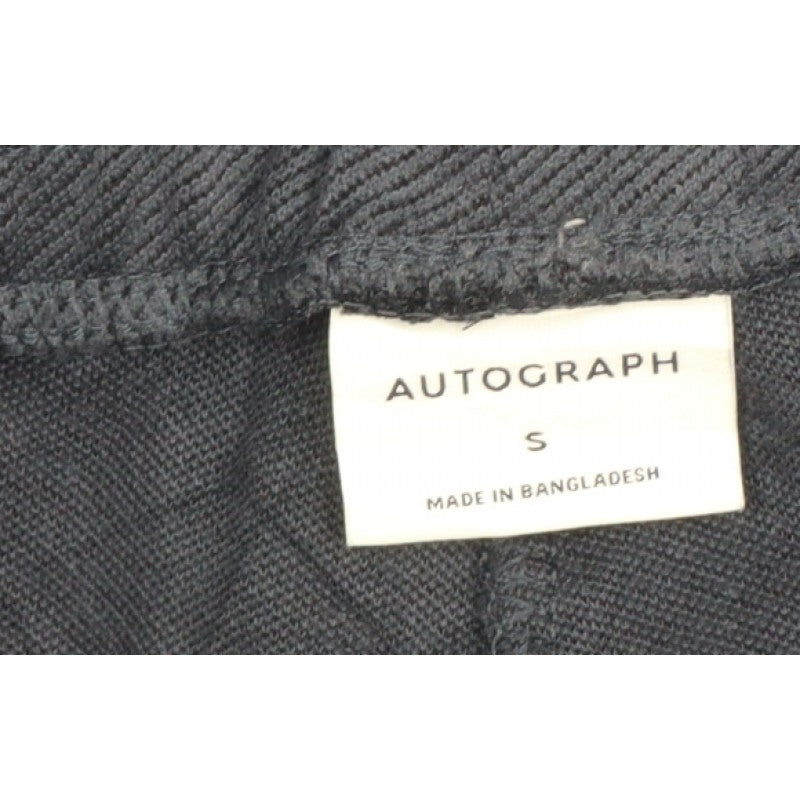 Autograph Men’s Black Size S Slim Tapered Drawstring Jogger Trousers
