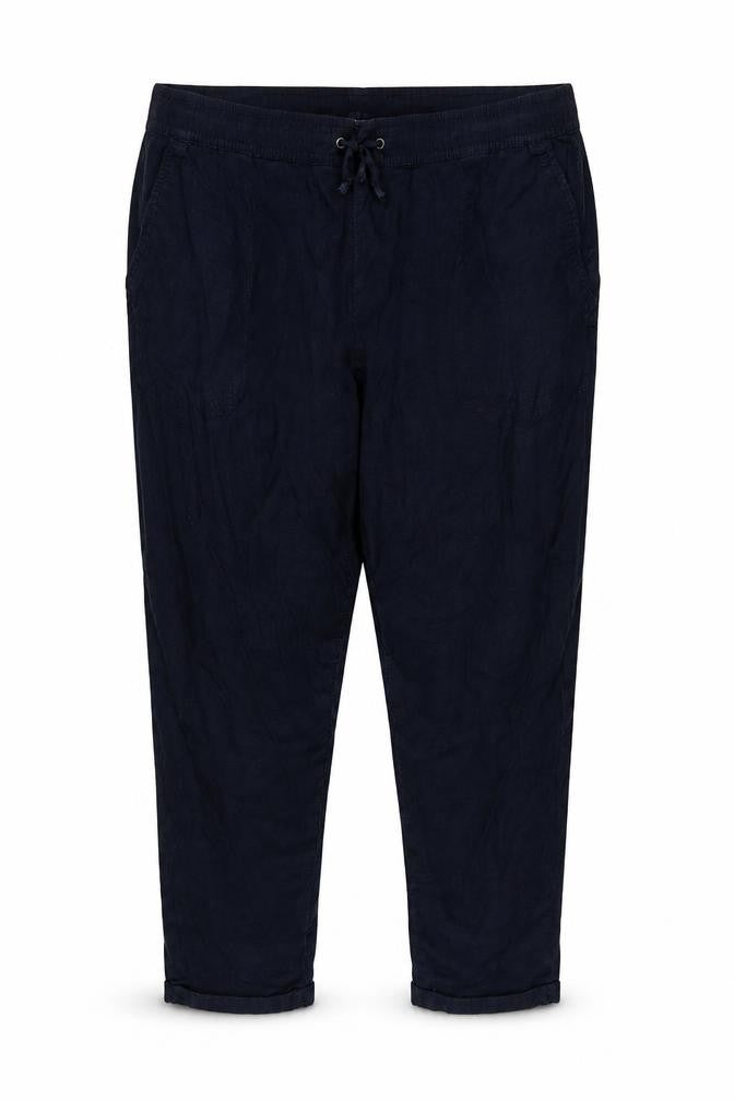 Principles Women Blue Size 18 Tapered Drawstring Jogger Trousers