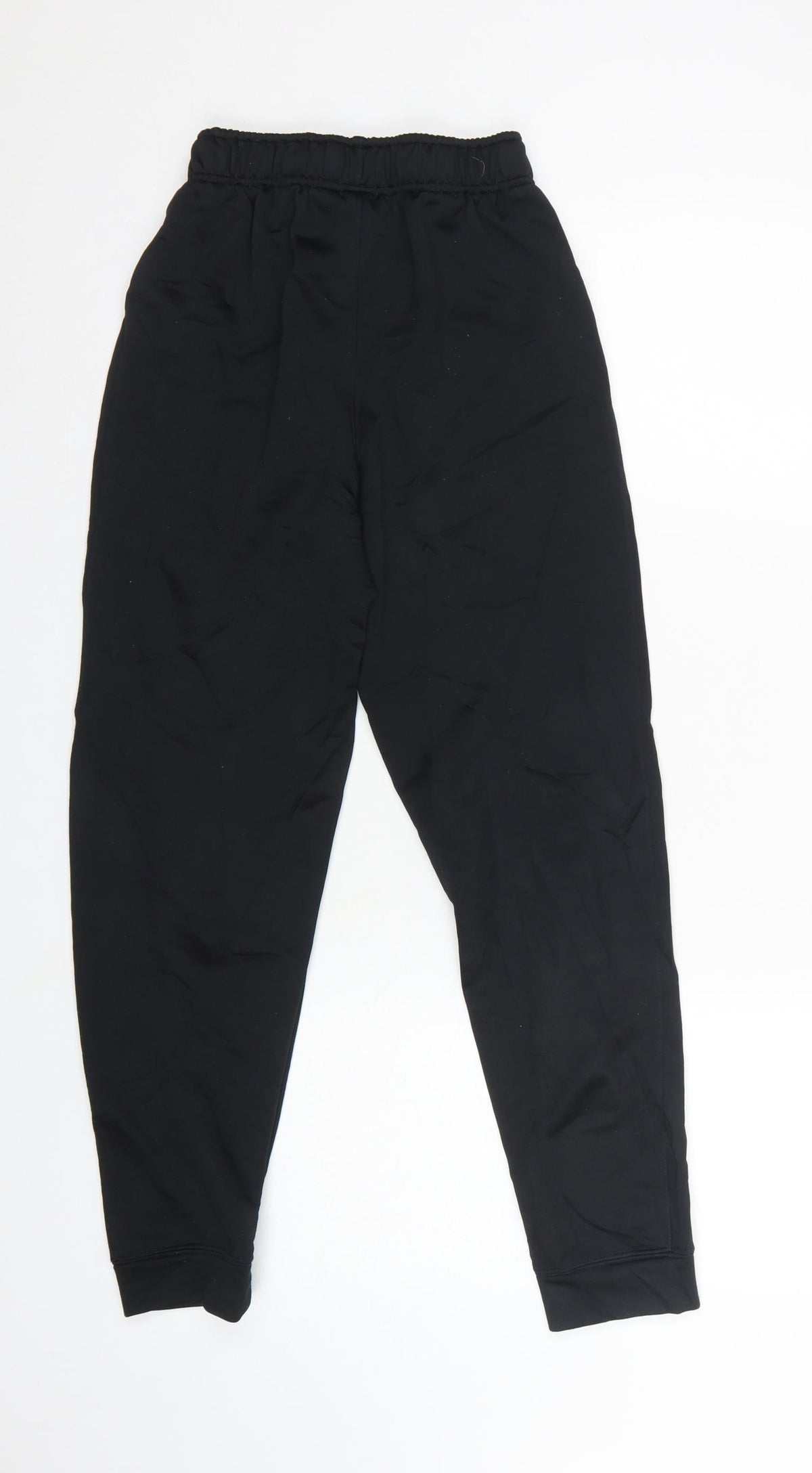 Nike Boys Black 12-13 Years Jogger Sweatpants Elastic Waist Logo