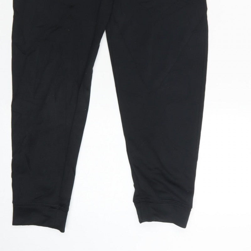 Nike Boys Black 12-13 Years Jogger Sweatpants Elastic Waist Logo