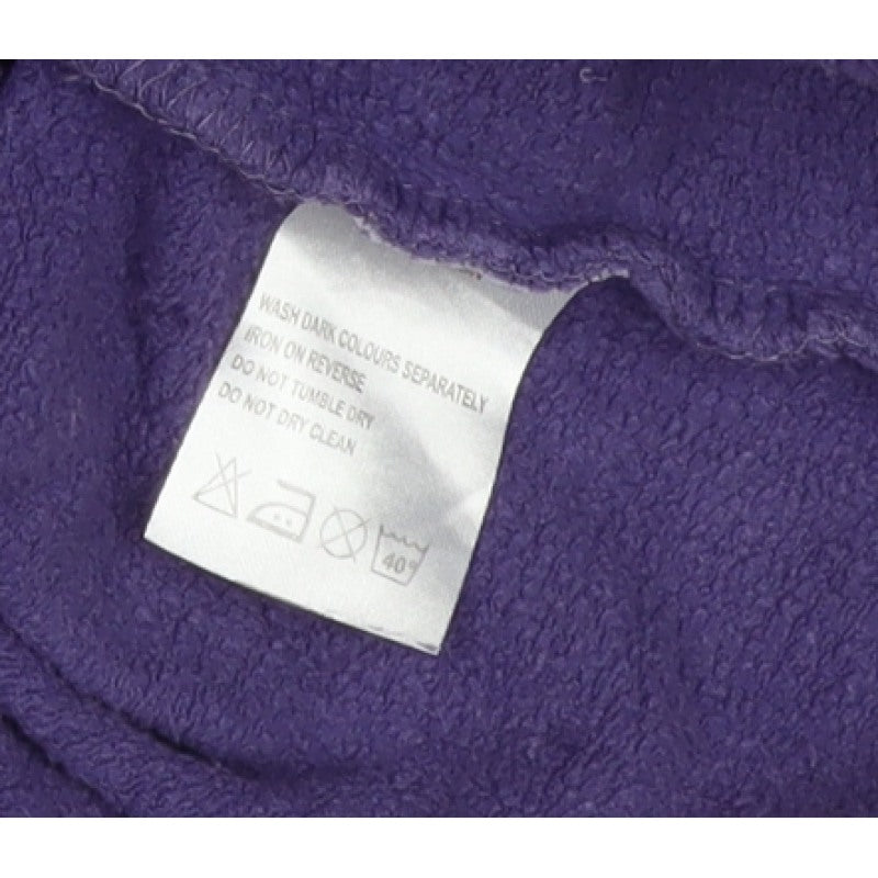 David & Goliath Teens Purple L Pullover Hoodie Cupcake Graphic Pocket