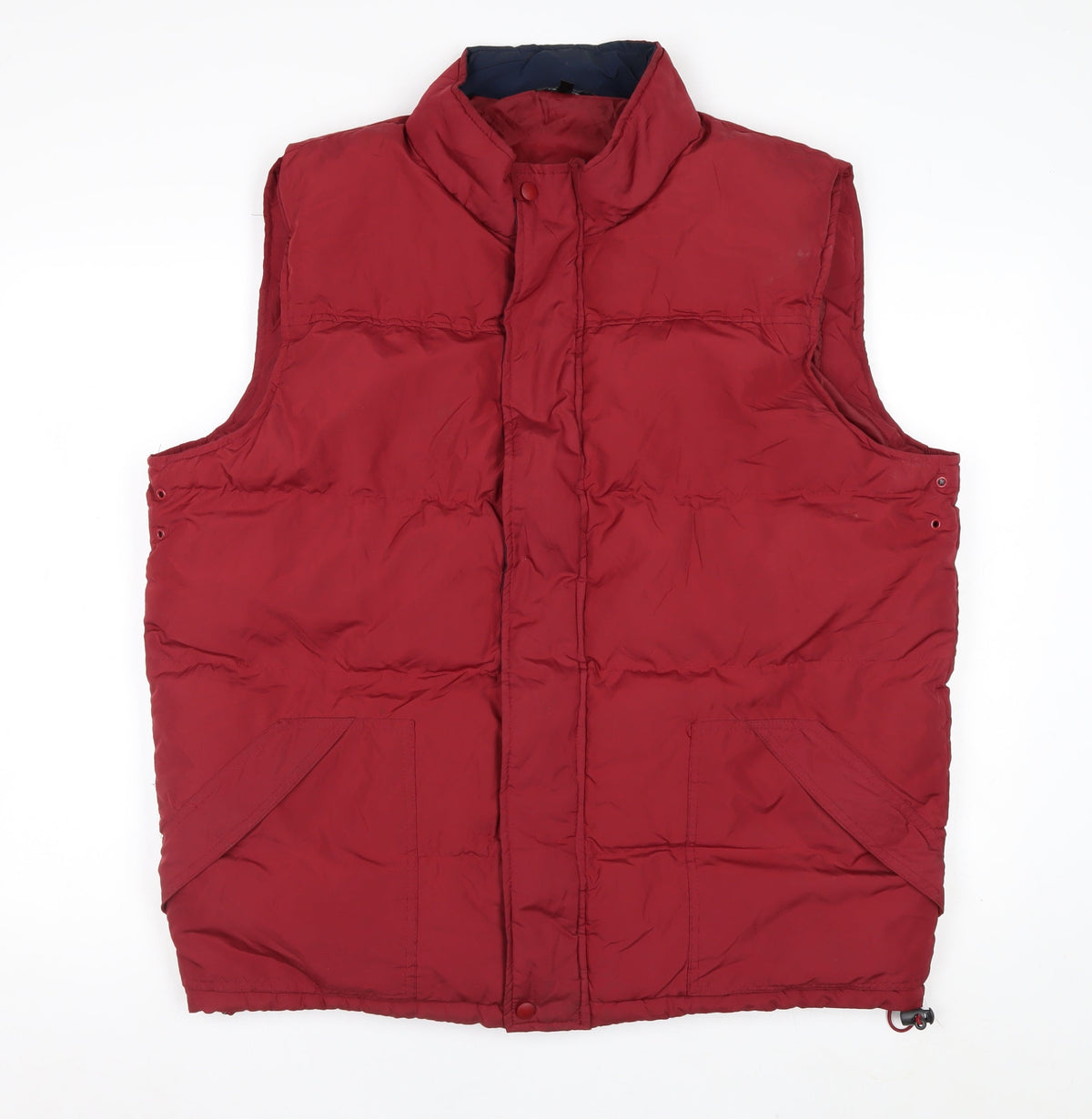 Dunnes Men Red Large Puffer Bodywarmer Insulated Padded Gilet