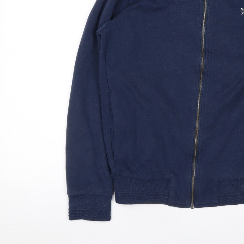 Crew Clothing Company Men’s Blue S Full Zip Track Jacket