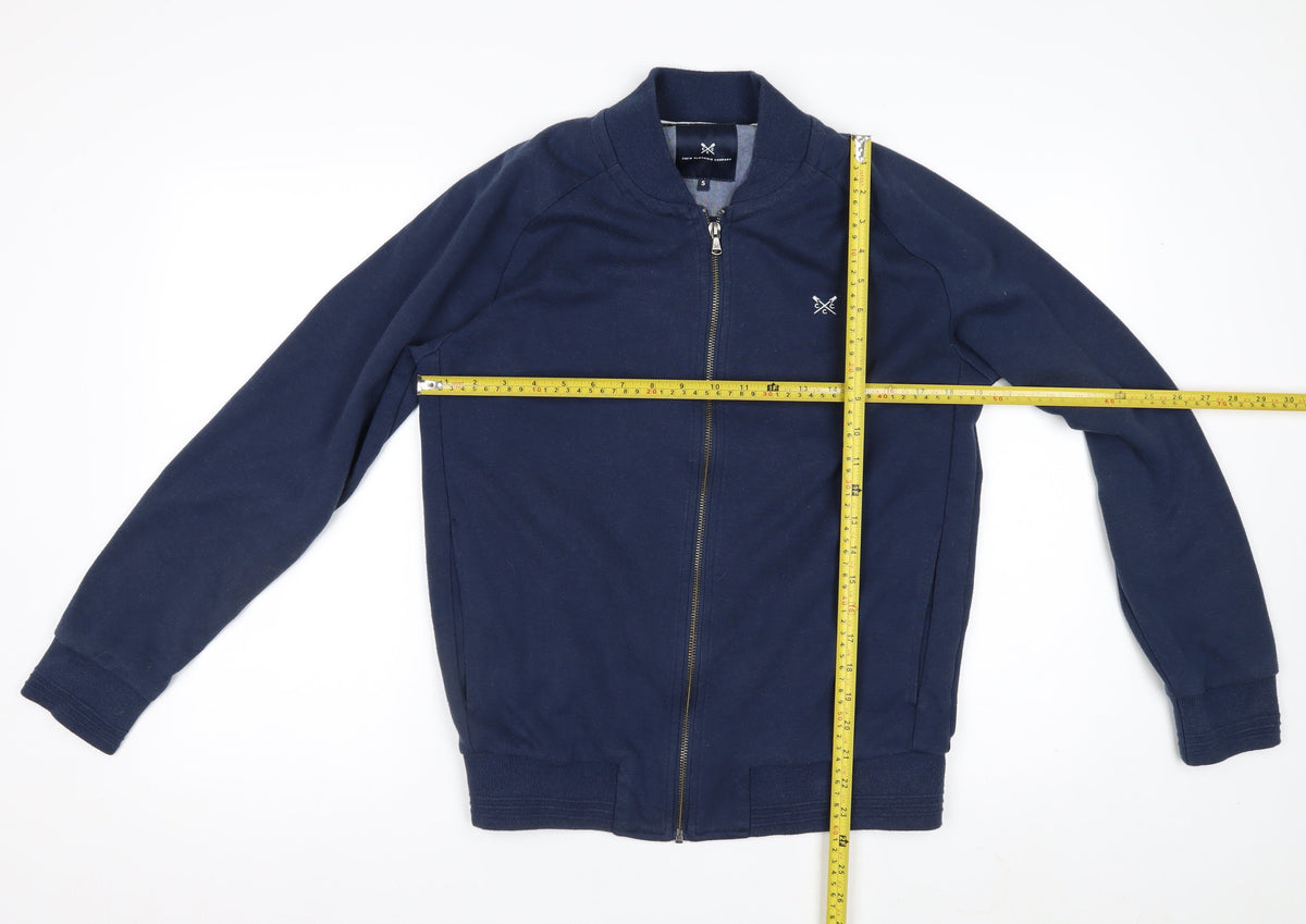 Crew Clothing Company Men’s Blue S Full Zip Track Jacket