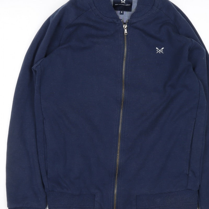 Crew Clothing Company Men’s Blue S Full Zip Track Jacket
