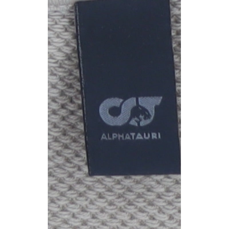 AlphaTauri Men’s Beige XL Crew Neck Logo Pullover Sweatshirt