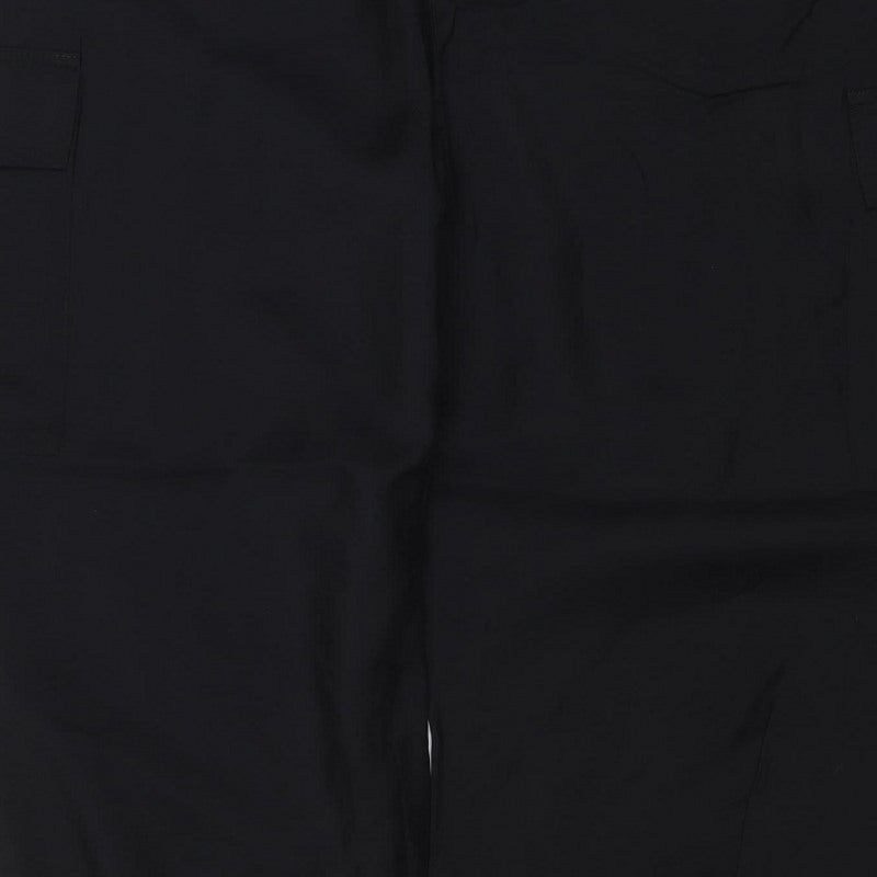 M&S Collection Women’s Black Size 16 Short Cargo Trousers Drawstring