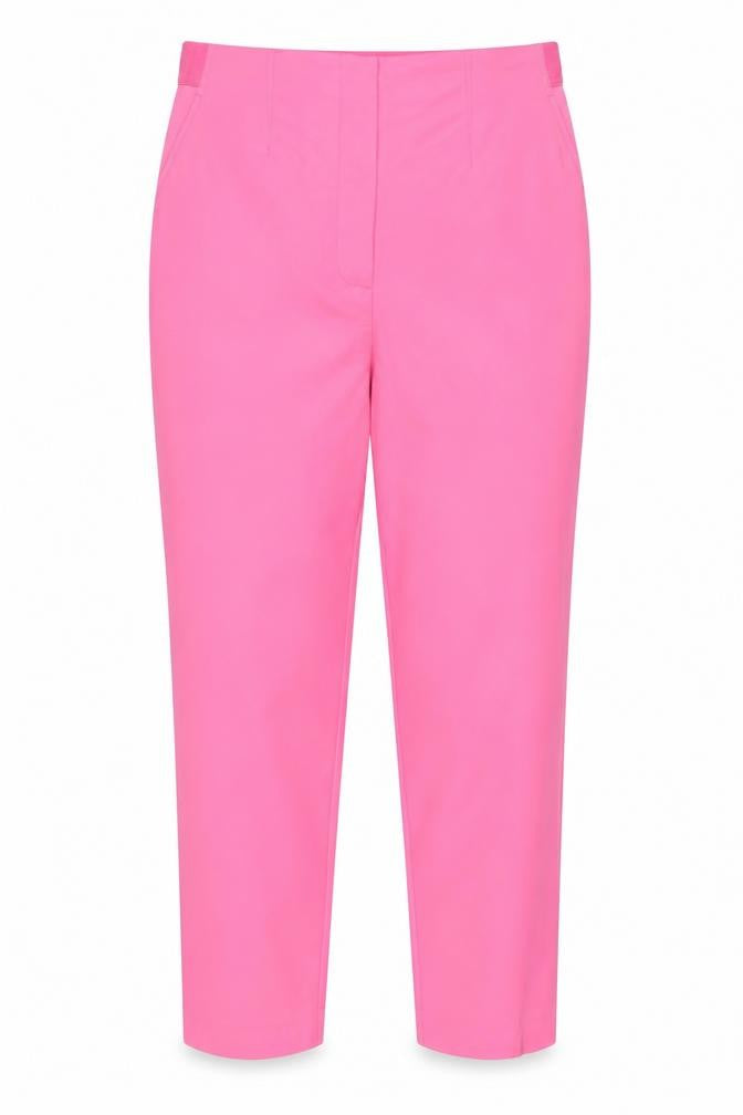 Marks and Spencer Women Pink Size 16 Straight Leg Stretch Trousers