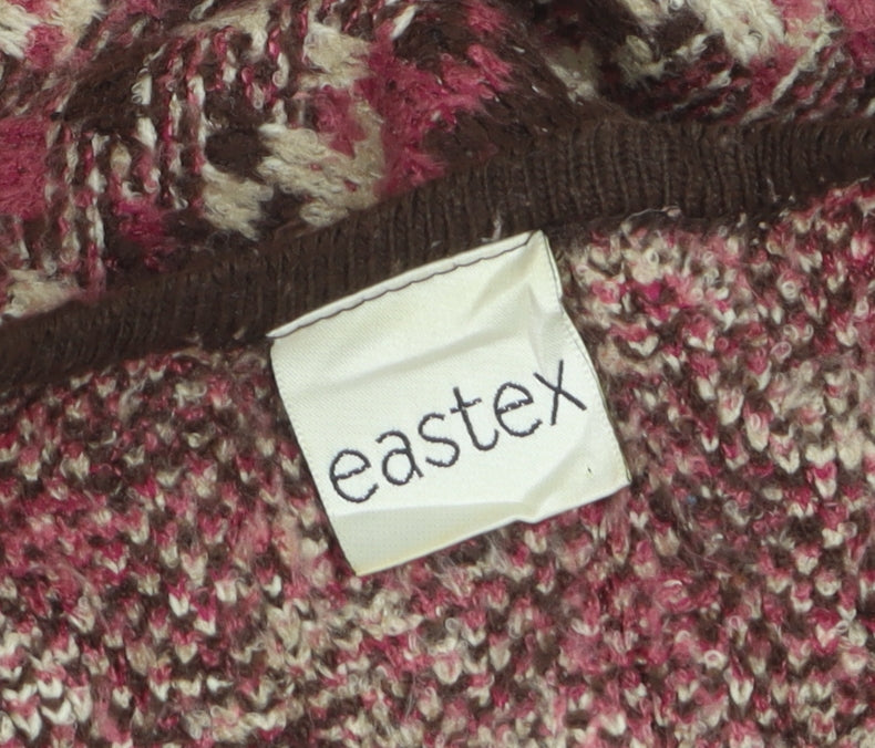 Eastex Women’s Multicoloured Check Knit Button Cardigan UK 16