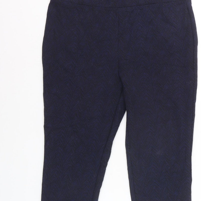 George Women’s Blue Size 14 High Rise Herringbone Leggings